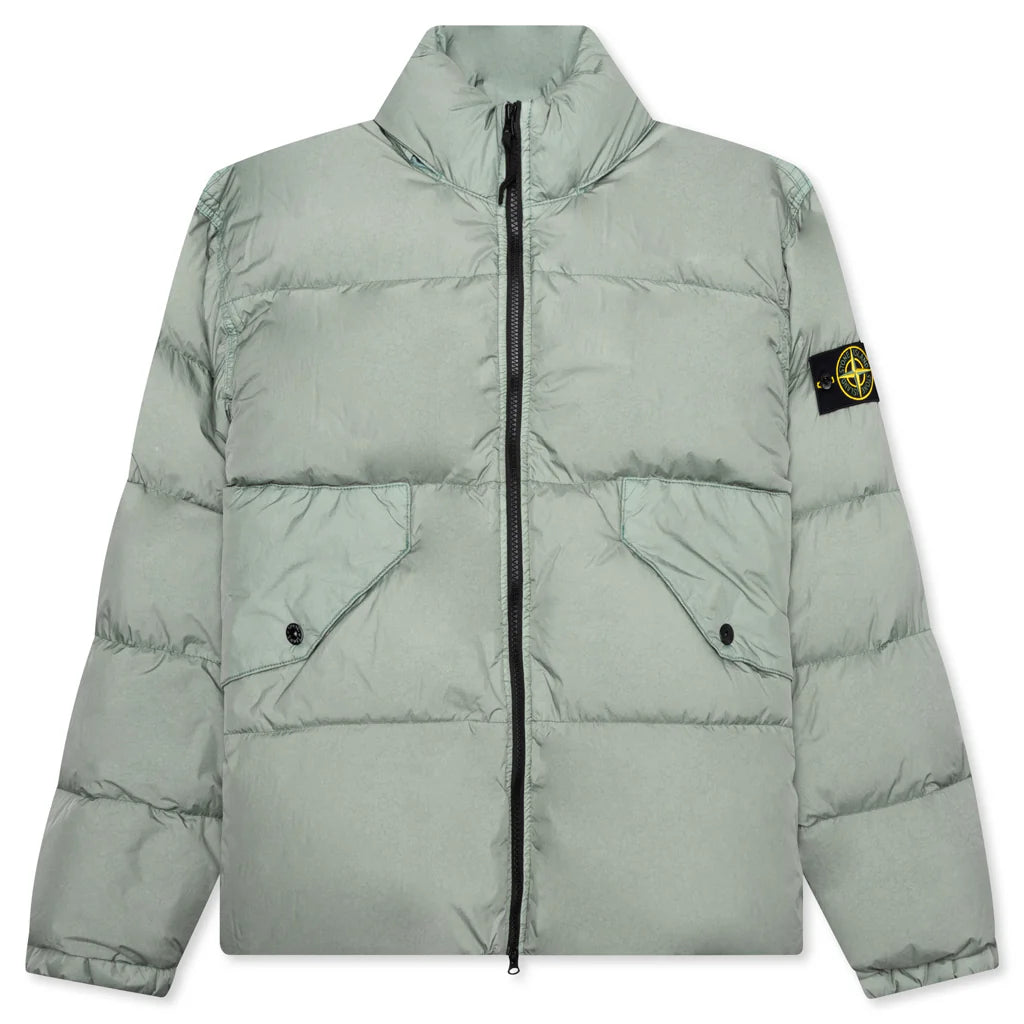 Real Feather Jacket Sage