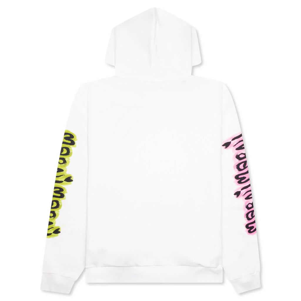Graffiti Hoodie Natural White