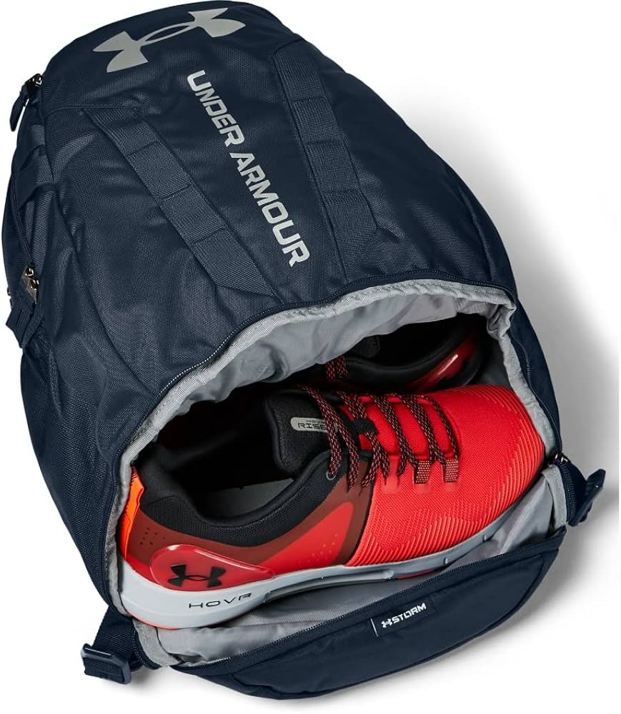 Under Armour Hustle 50 Backpack Gray Bl