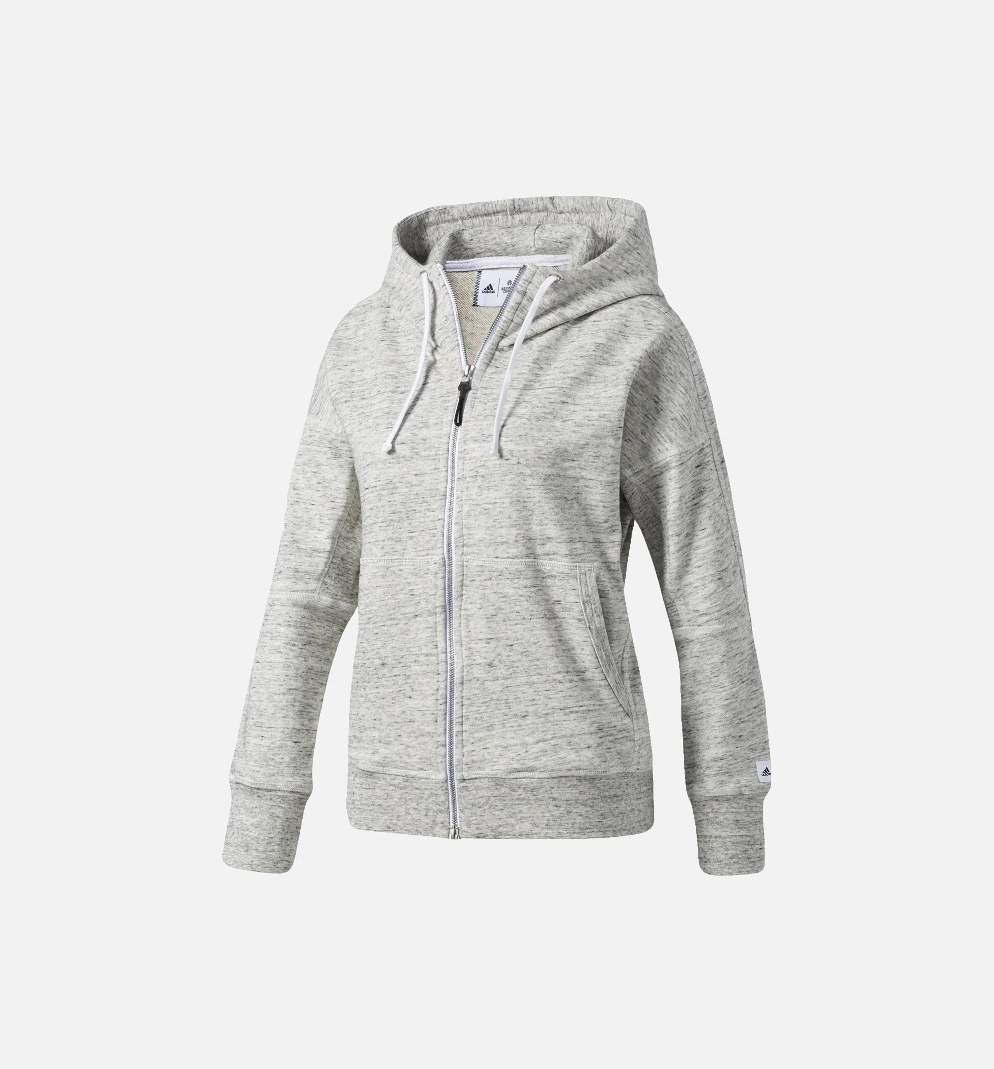 adidas Athletics X Reigning Champ French Terry Hoodie Womens Grey White