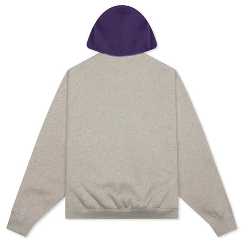 Fear of God Essentials x NBA Womens Sparks Classic Hoodie Heather Stone Purple Reign