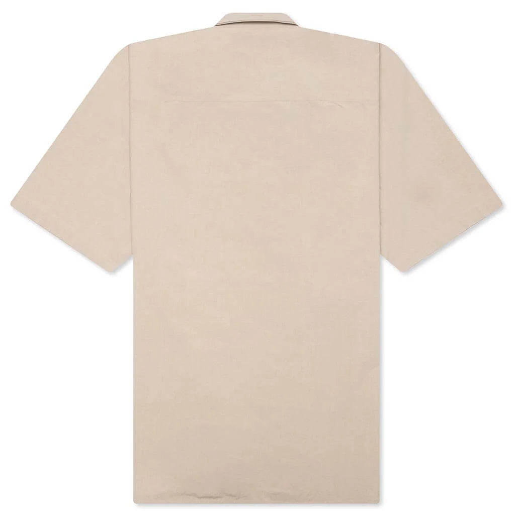 Double Layer Cotton Poplin Shirt Powder Green