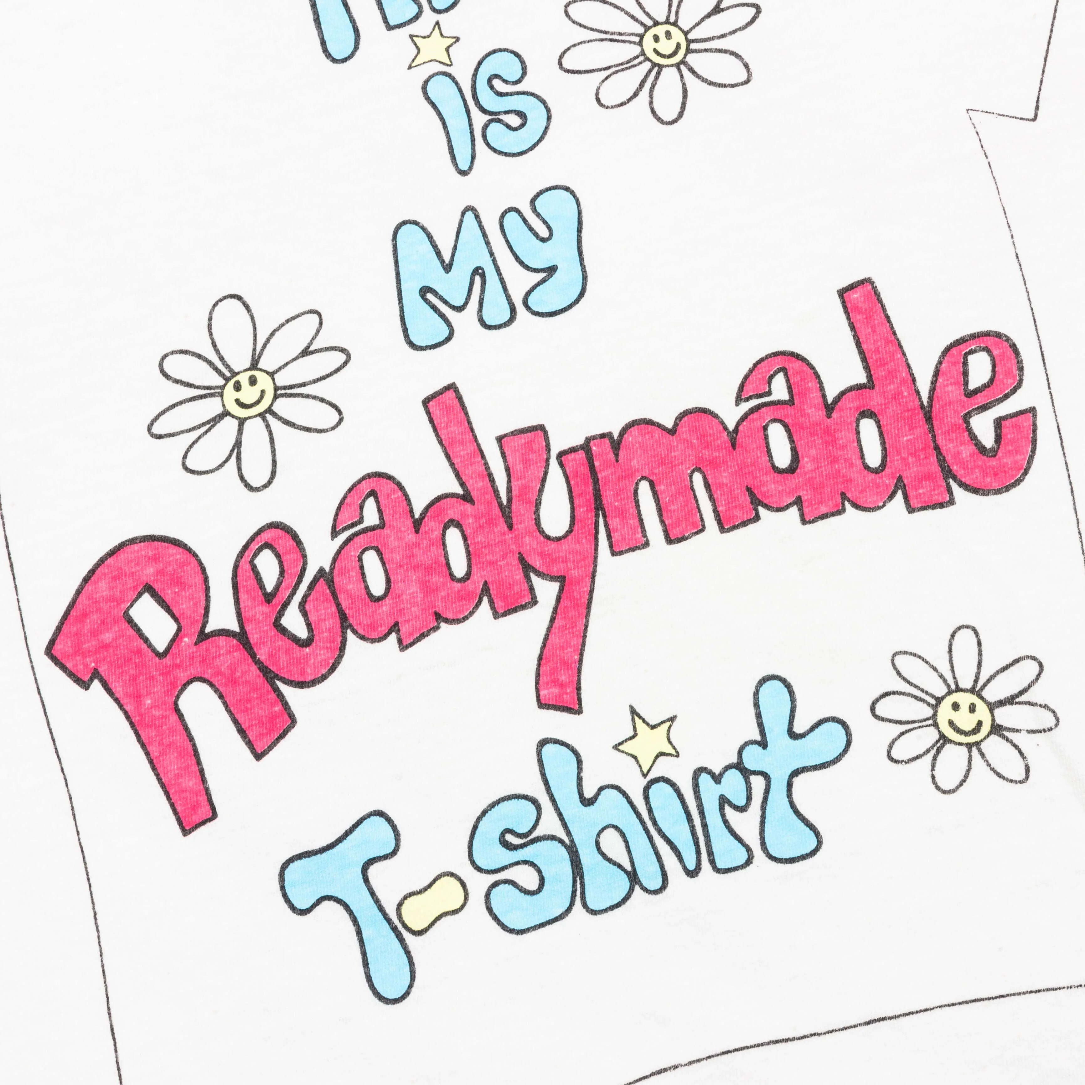 This is my T S S T Shirt White