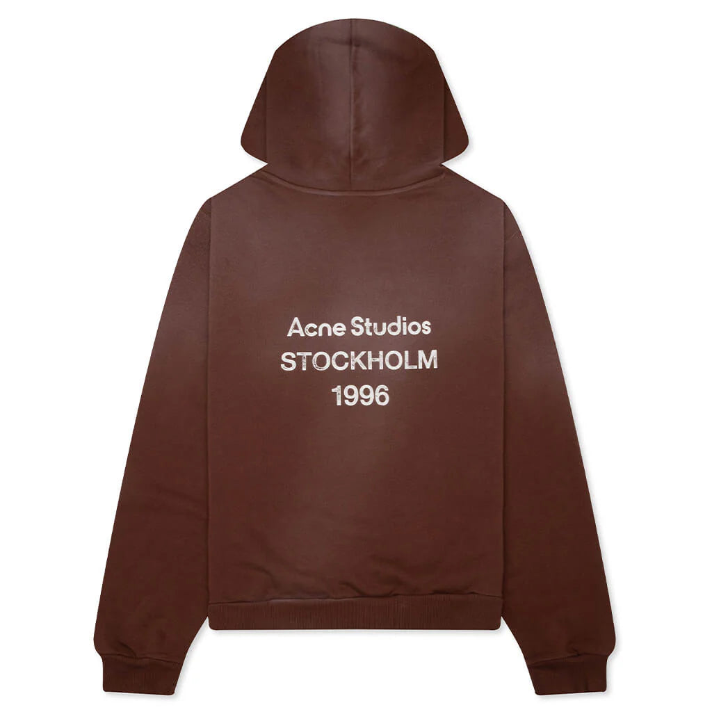 Logo Hooded Sweater Chocolate Brown