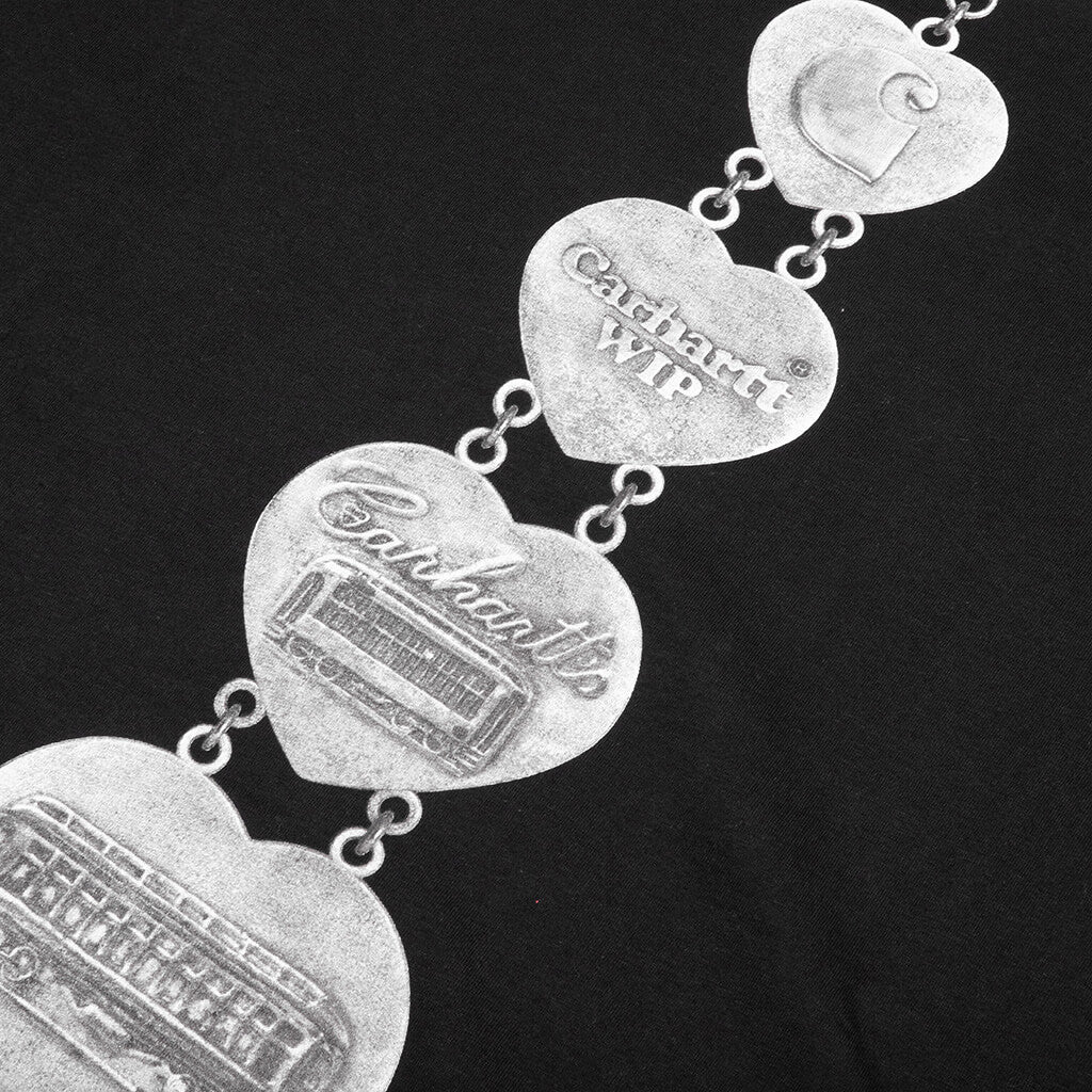S S Hartt Chain T Shirt Black