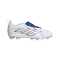 adidas Predator Club Fold Over Tongue Elastic Laces Firm Ground Multi Ground Youth Soccer Cleats White