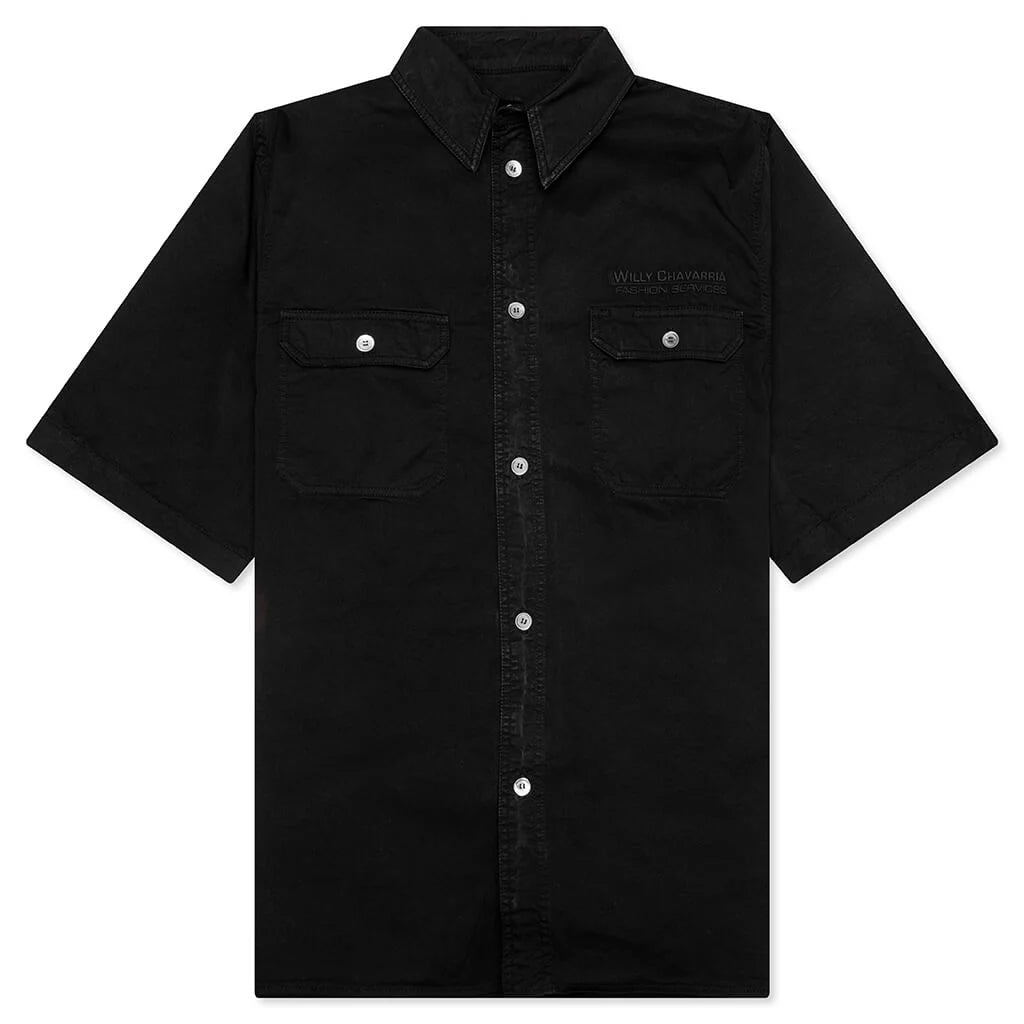 Corcoran S S Work Shirt Black