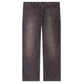 Wide Chino Crash Pants Black