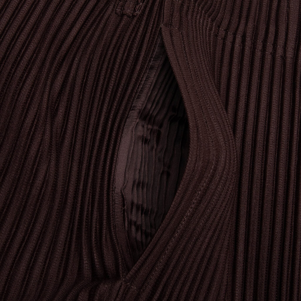 Tailored Pleats 2 Eggplant Black