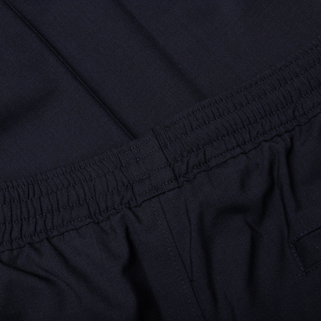 Slim Fit Formal Wool and Mohair Pants Night Blue