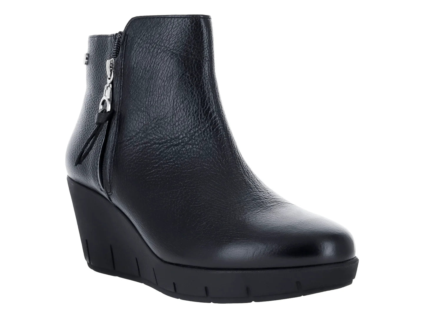 Botines Hispana de Piel Negro para Mujer