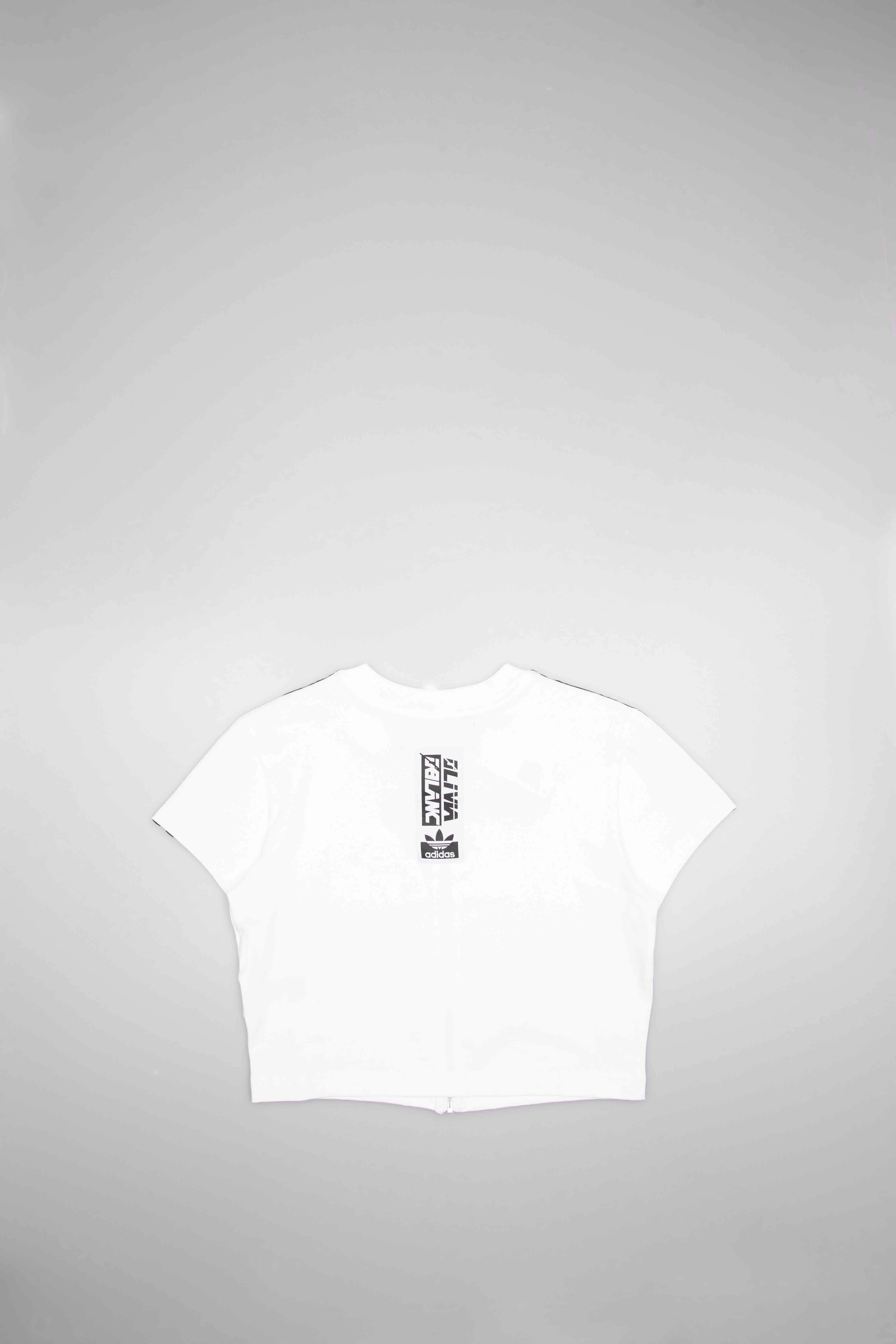 Olivia Oblanc X adidas X Kendall Jenner Womens Crop Top White Black