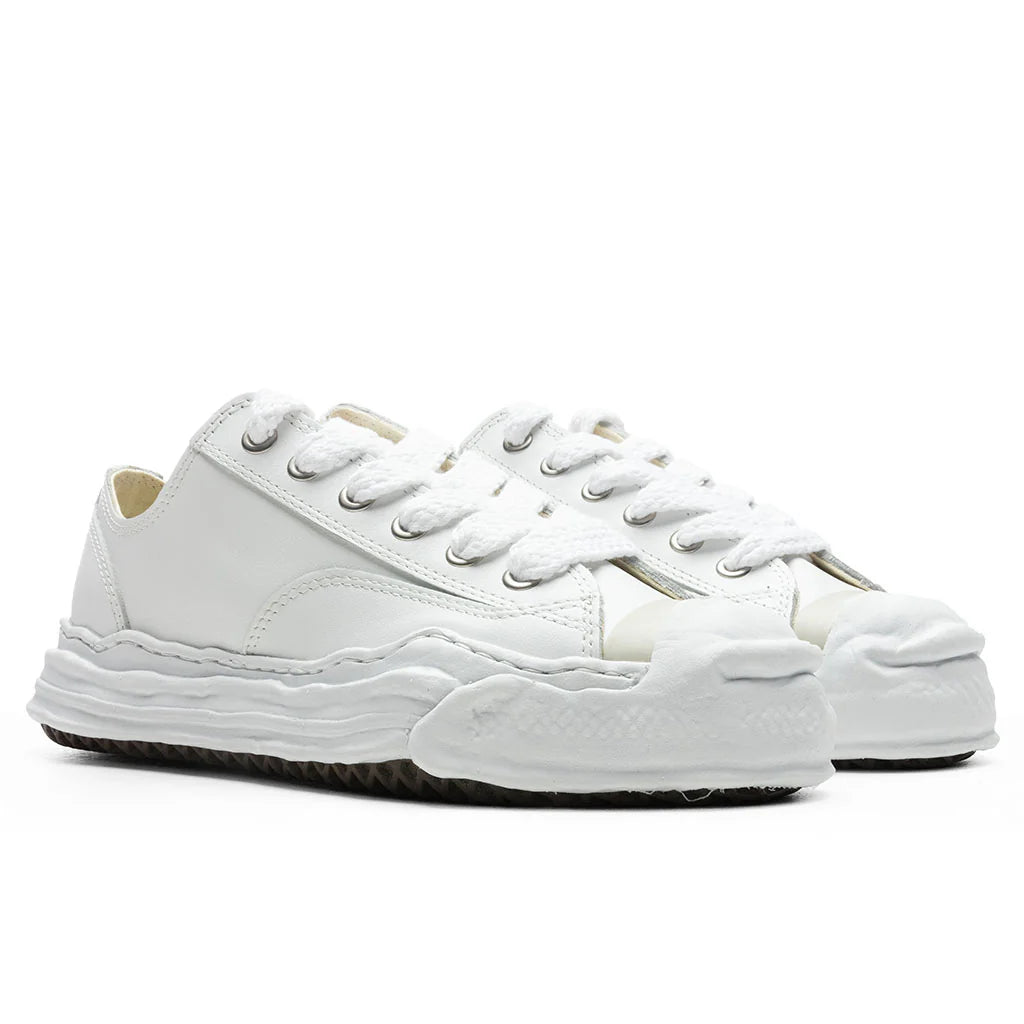 Hank Low OG Sole Toe Cap Leather Sneaker White