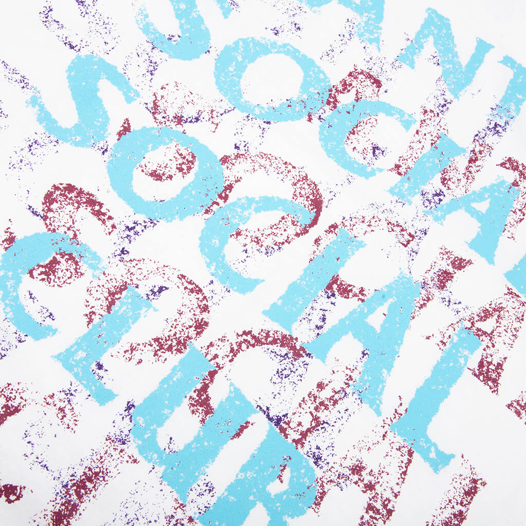 Distressed Tee White
