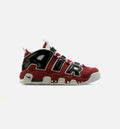 Air More Uptempo Bulls Mens Lifestyle Shoe Red Black