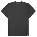 S S RGGD T Shirt Black Garment Dyed