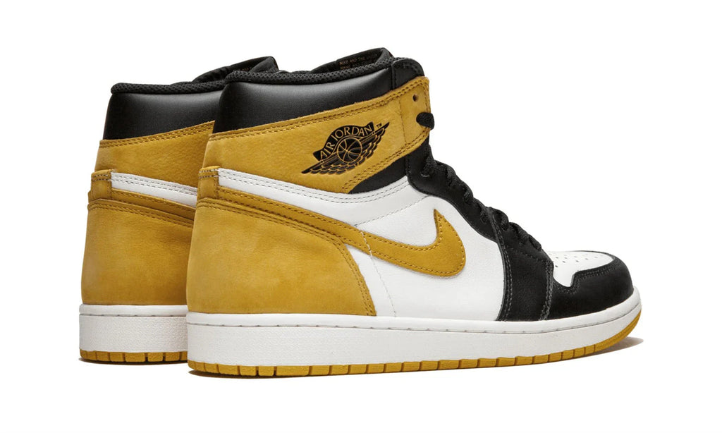 Air Jordan 1 Retro High OG Promo Box YELLOW OCHRE