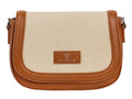 Bolsa de Hombro Unibella Beige para Mujer
