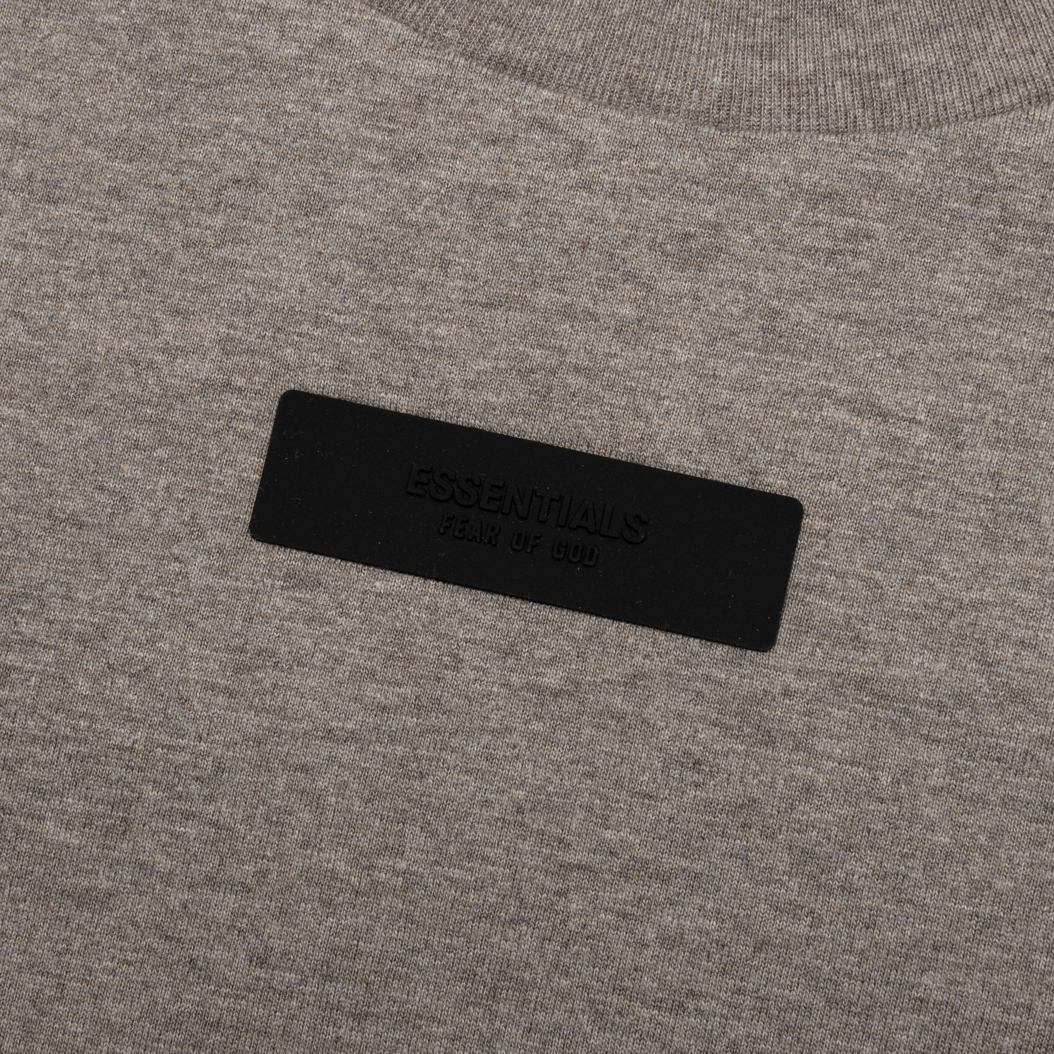 Essentials L S Tee Heather Grey