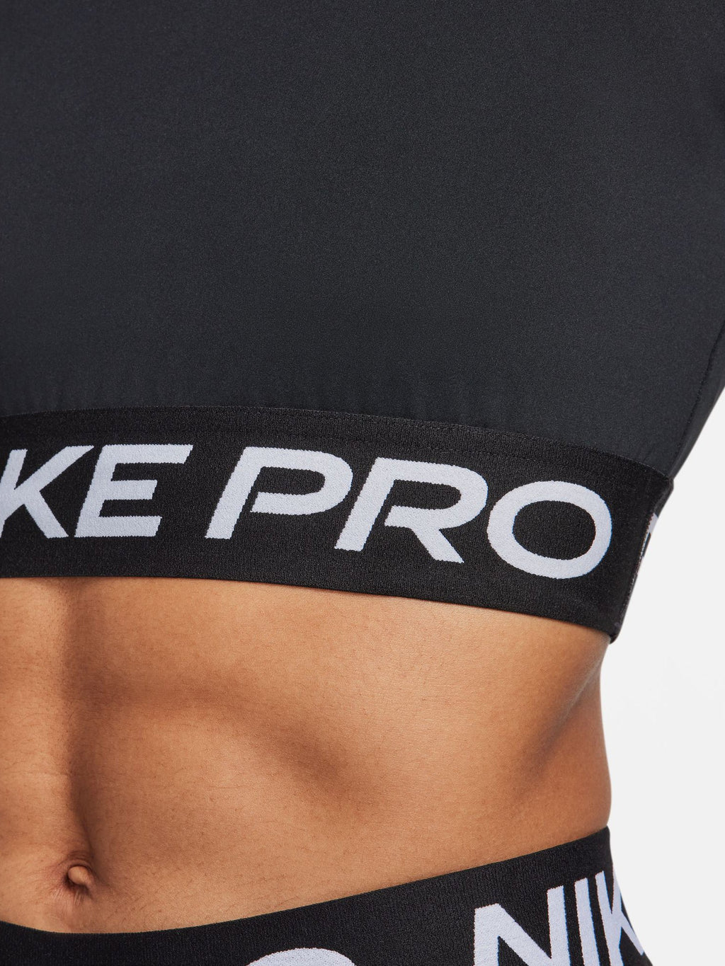 Nike Womens Pro 365 Dri FIT Cropped Long Sleeve Top