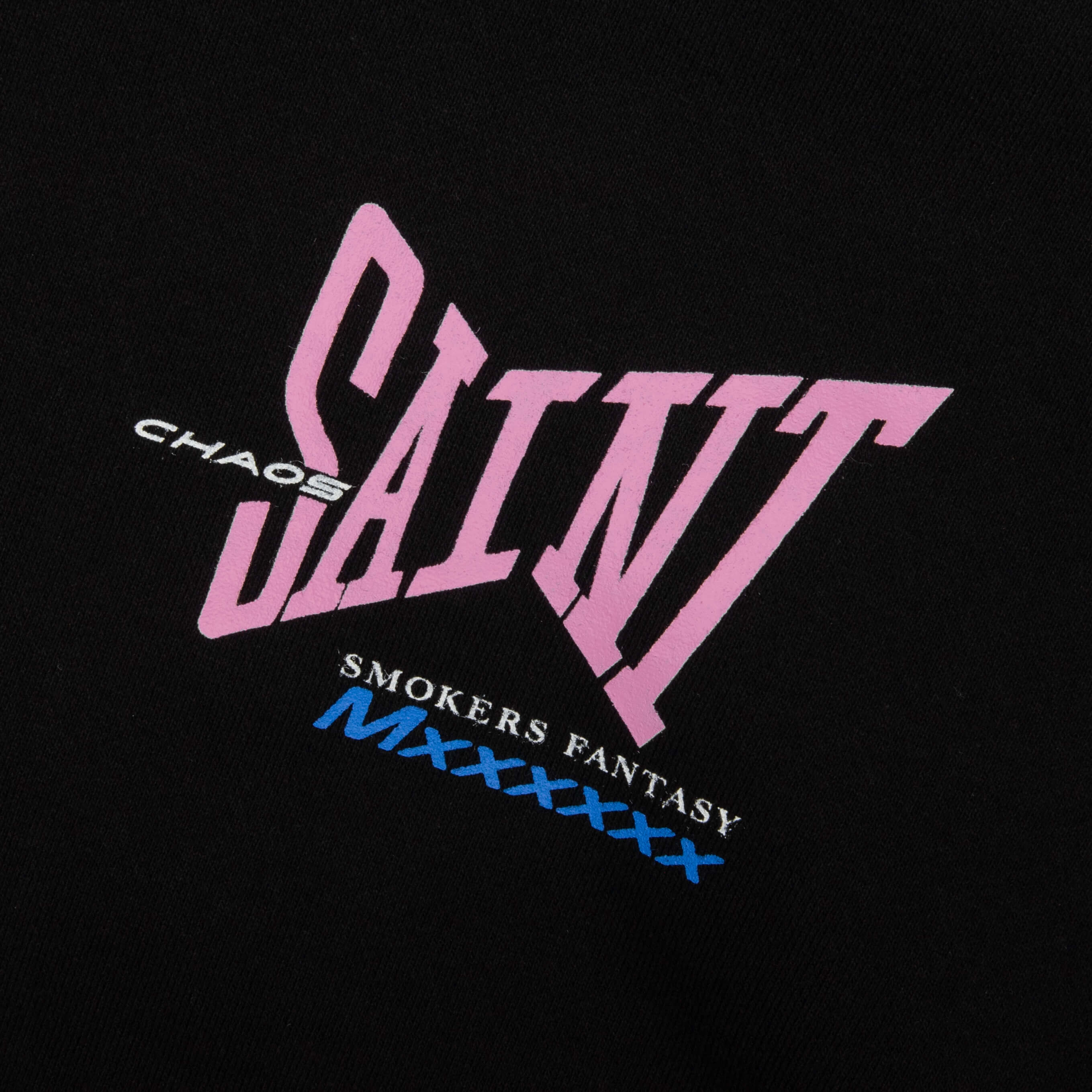 Ribbon Saint Hoodie Black