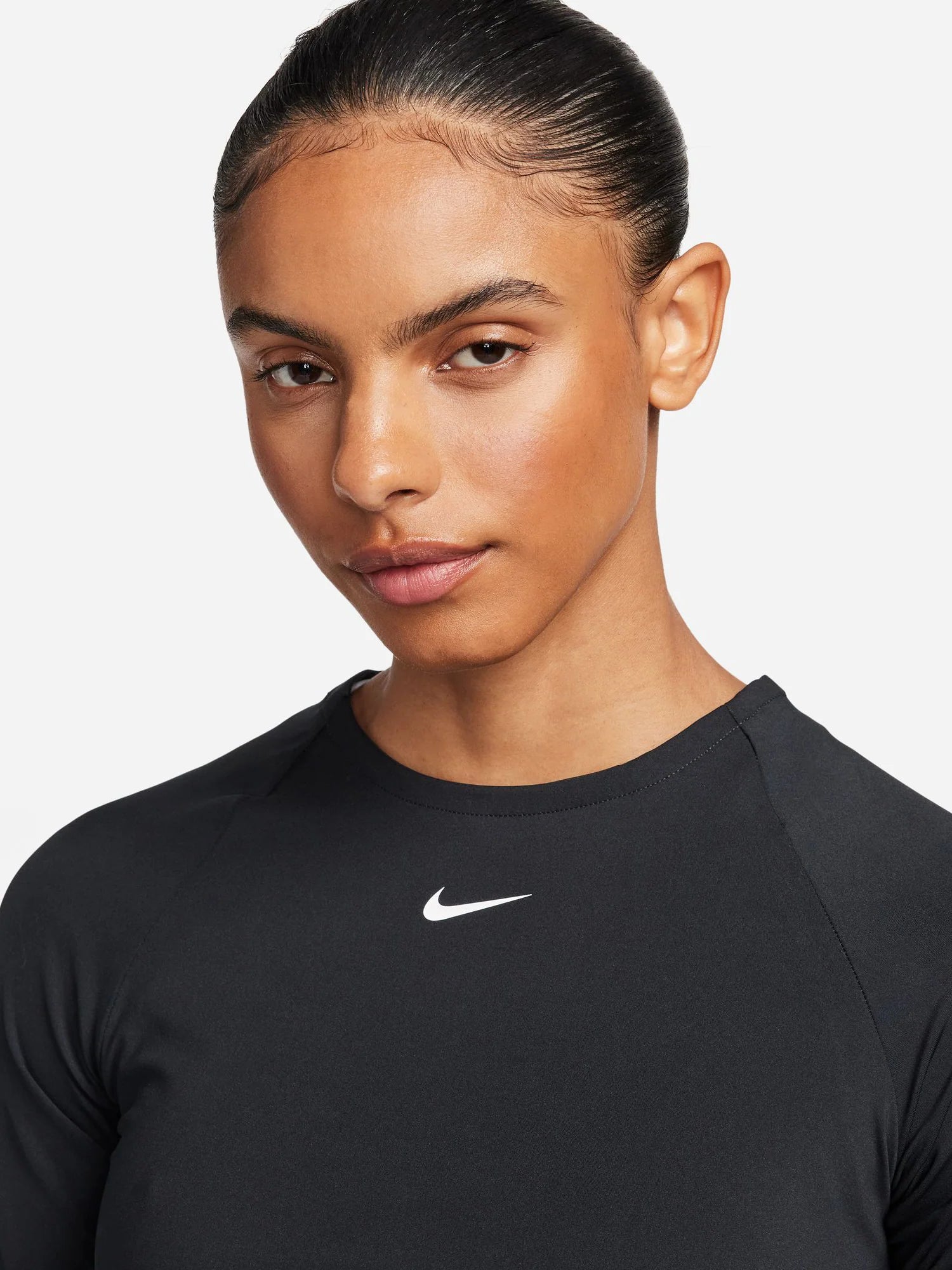 Nike Womens Pro 365 Dri FIT Cropped Long Sleeve Top