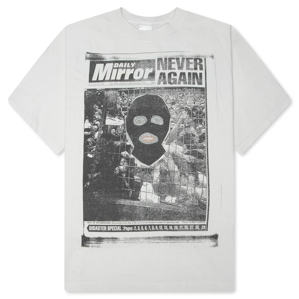 Saint M6 x Jamie Reid Mask S S T Shirt White