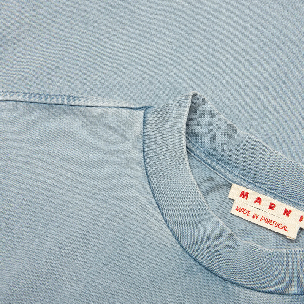 Sleeve Patch Tee Sky