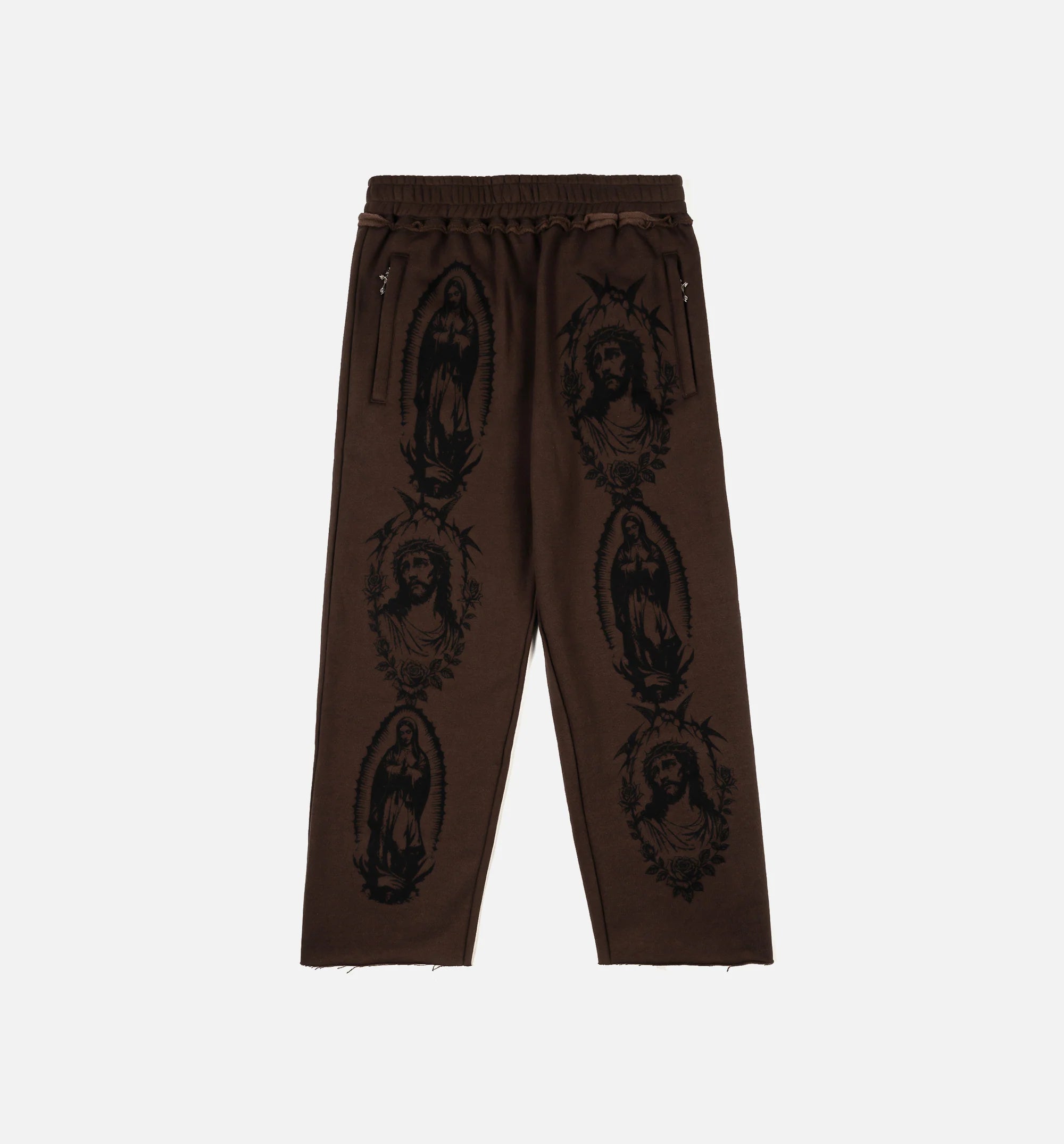 The Ultimate Sacrifice Fleece Mens Sweatpants Brown Black