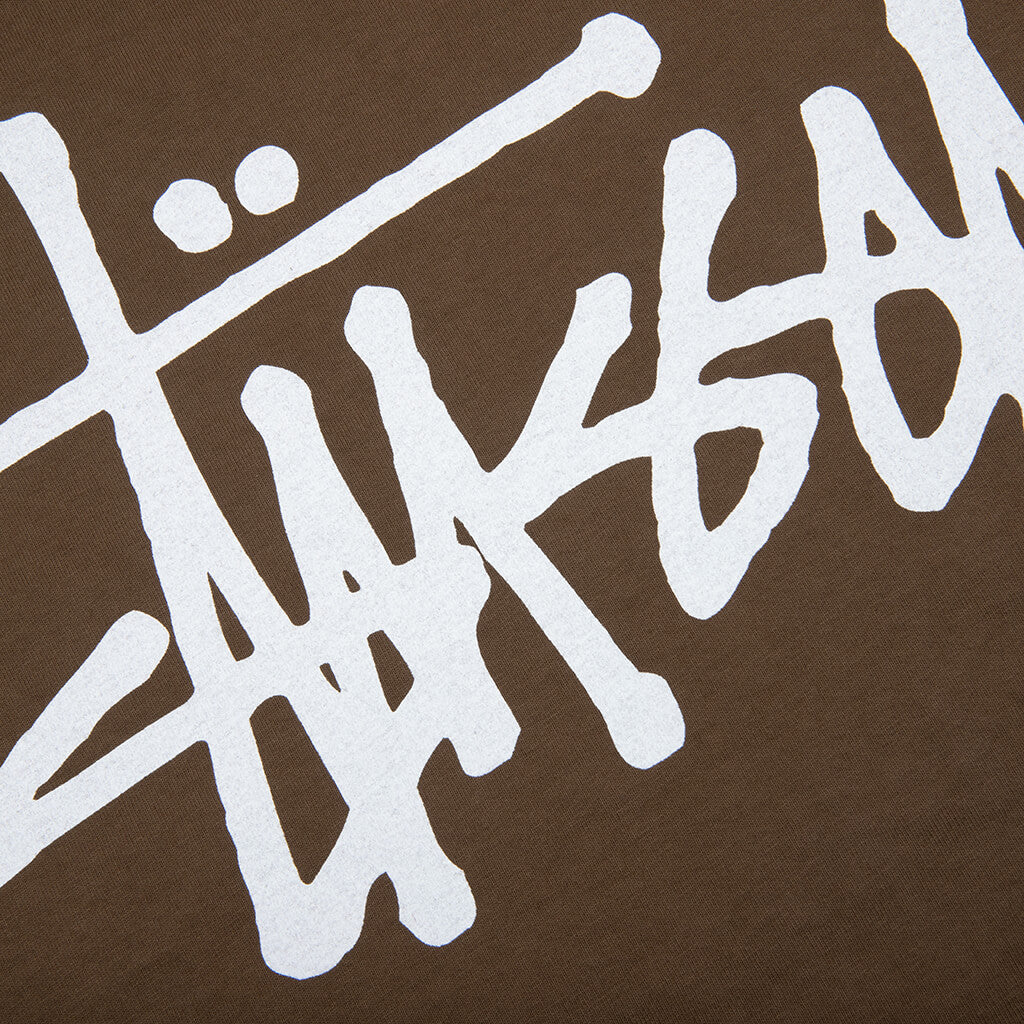 Basic Stussy Pigment Dyed Tee Brown