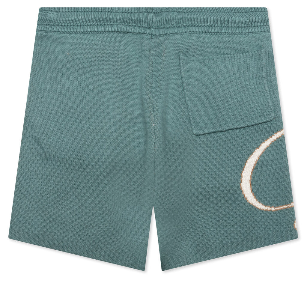 Script Logo Knit Short Ivory Spa