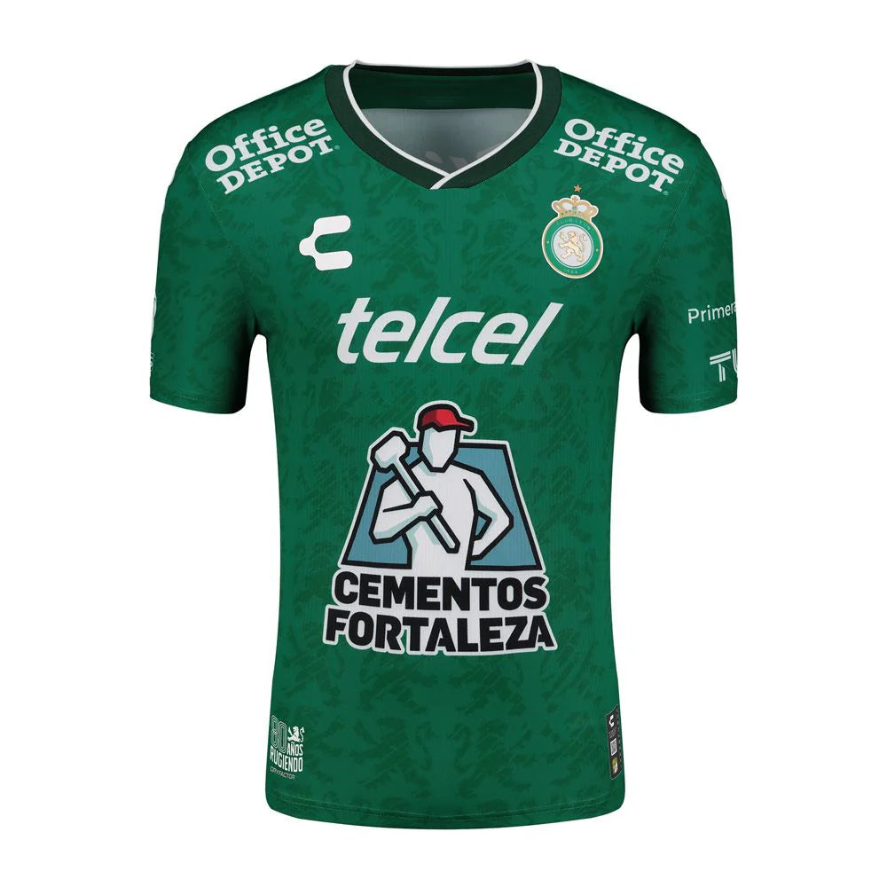 Charly Leon Home Jersey 24 Authentic Green White