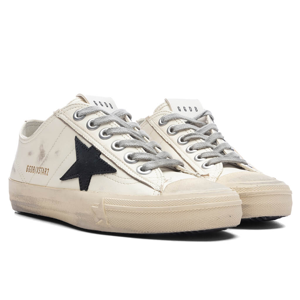 Womens V Star 2 Sneaker Dirty White Black