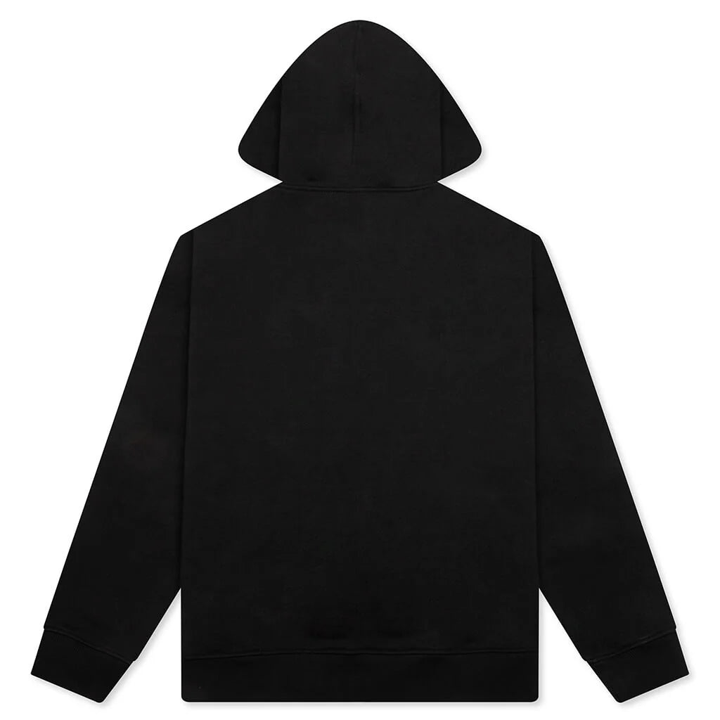 Zipped Hoodie Black