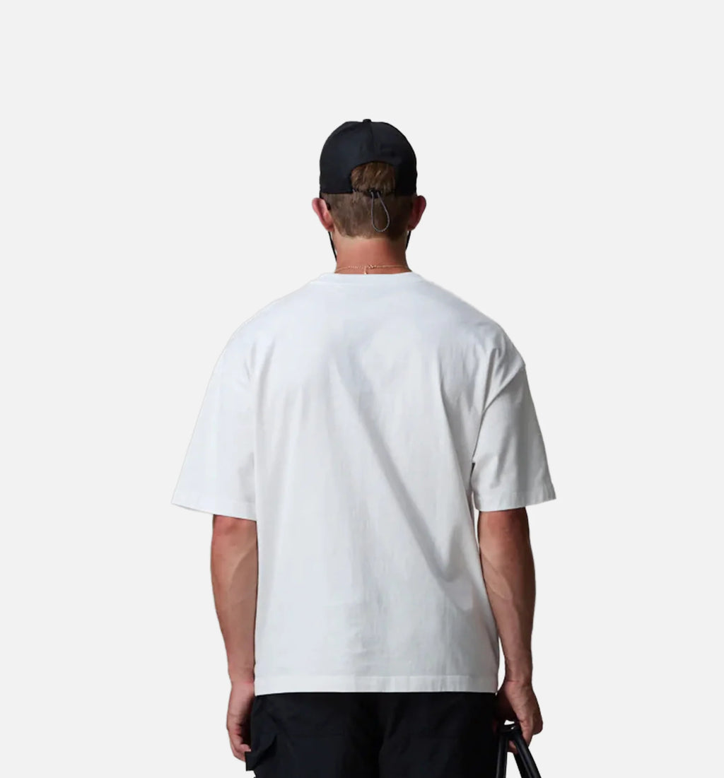 Cover Up Mens Short Sleeve Shirt White