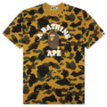 1st Camo College Tee Yellow