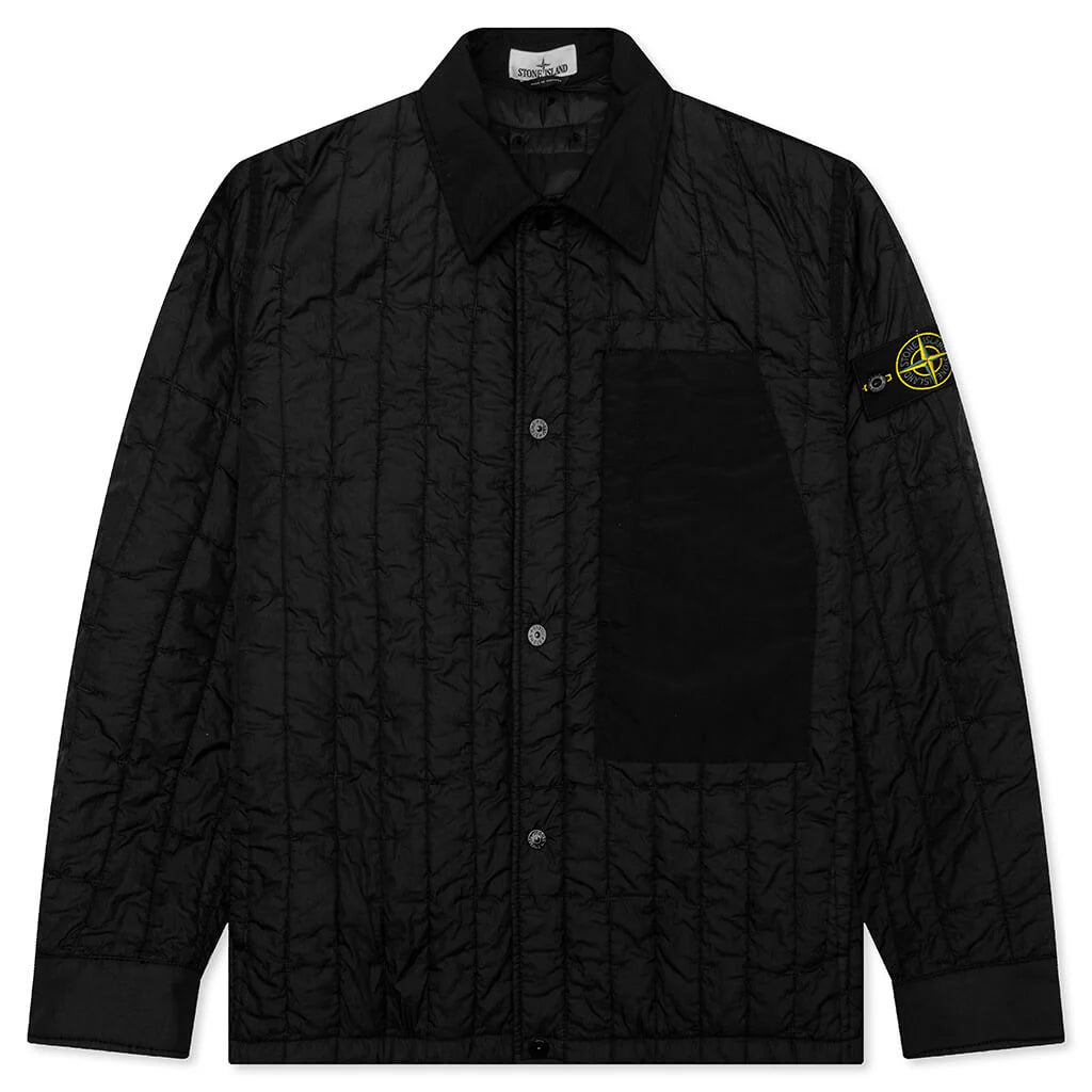 Quilted Nylon Stella Jacket Black