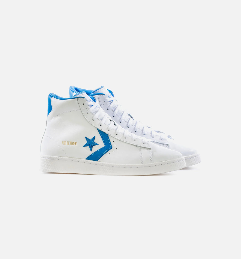 Chuck Taylor All Star High Top Pro Leather Mens Lifestyle Shoe White Blue