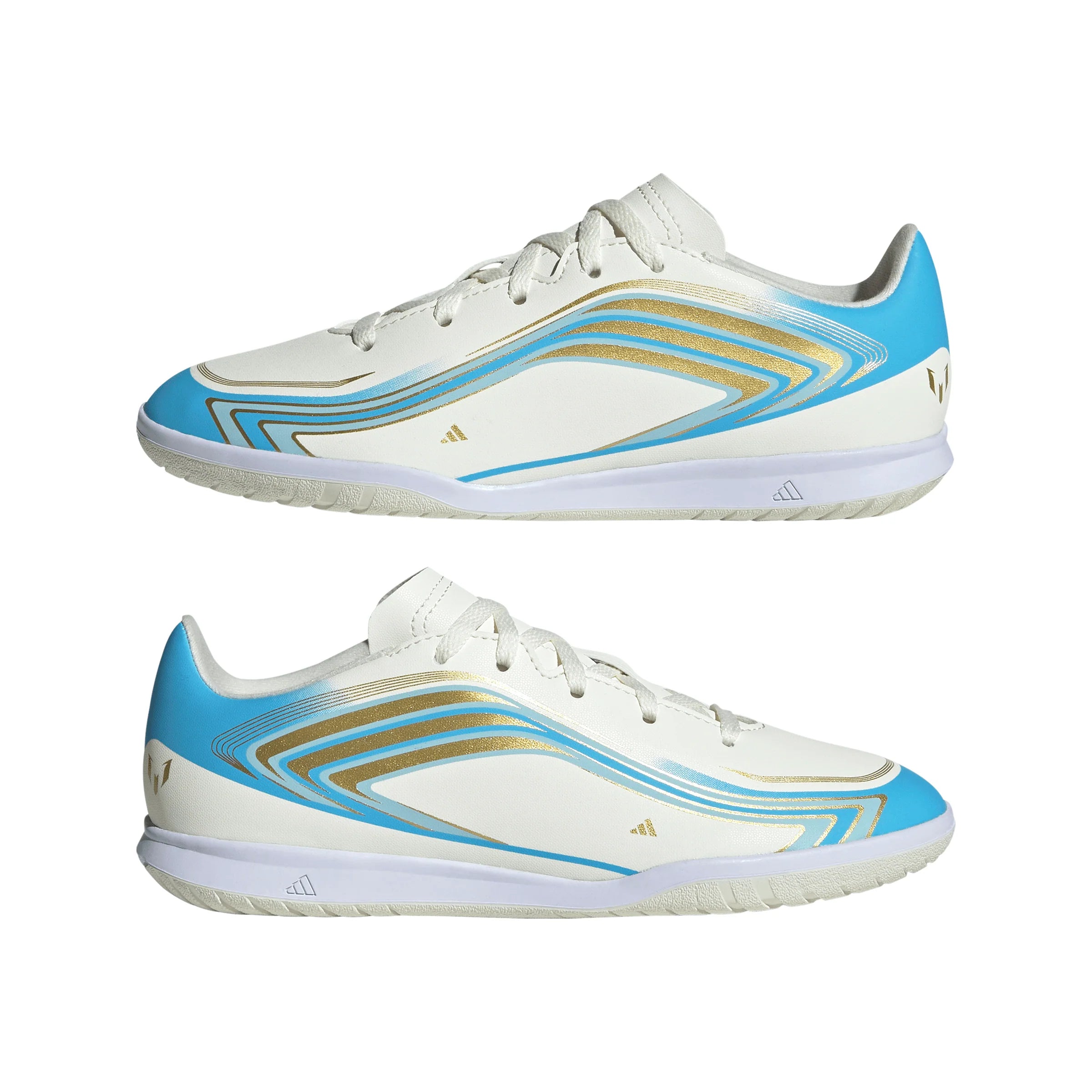 adidas F50 Messi Club IN Indoor Youth Soccer Shoes Blue