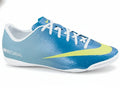 Nike Jr Mercurial Victory IV IC Youth Indoor Soccer Shoes Blue Pink Volt
