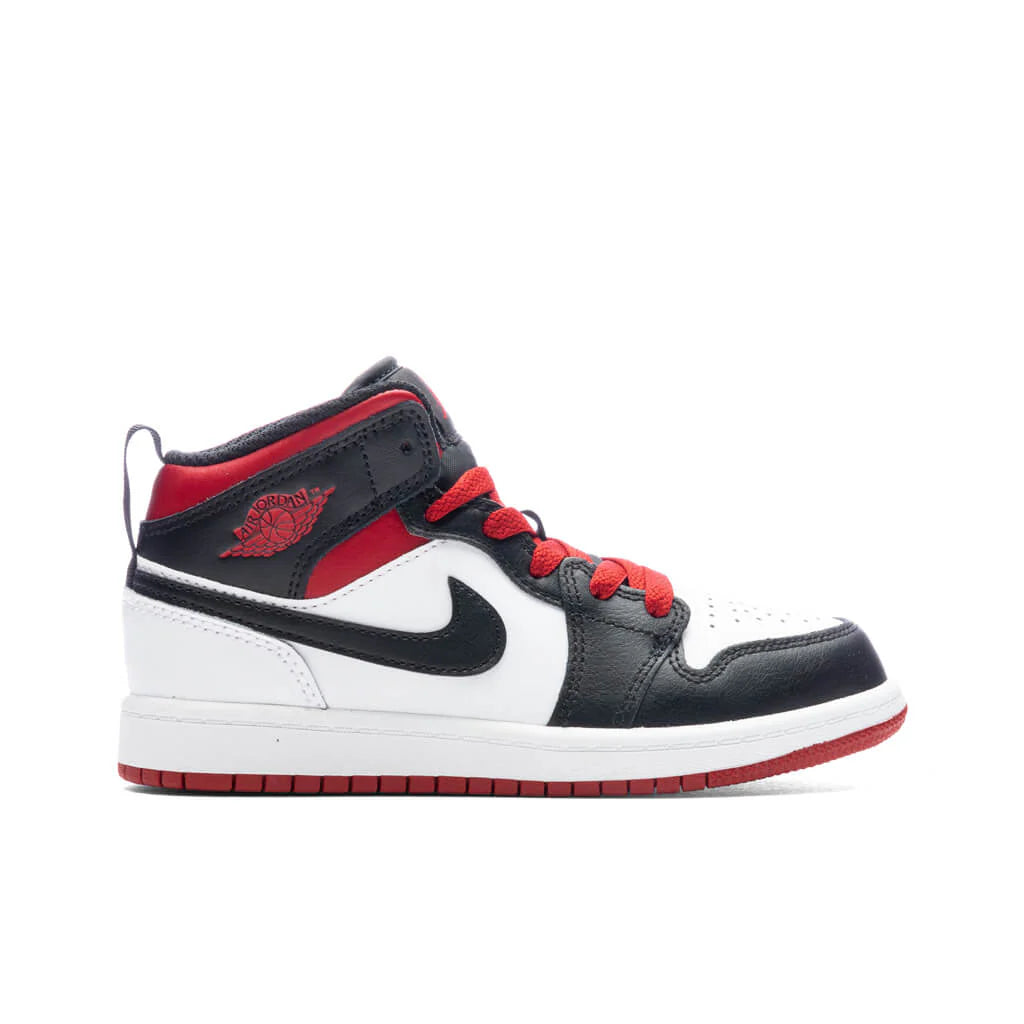 Air Jordan 1 Mid PS White Gym Black