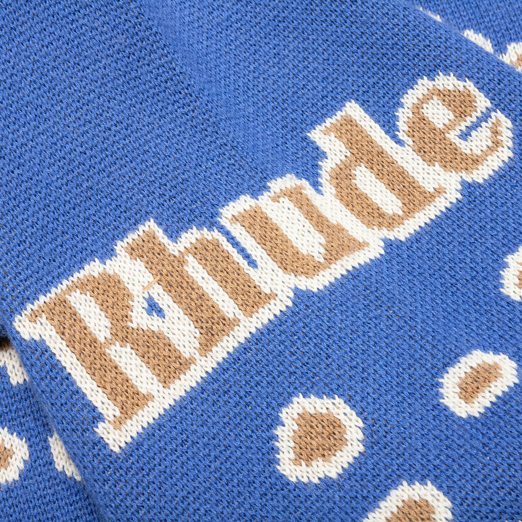 Bandana Knit Crewneck Light Blue