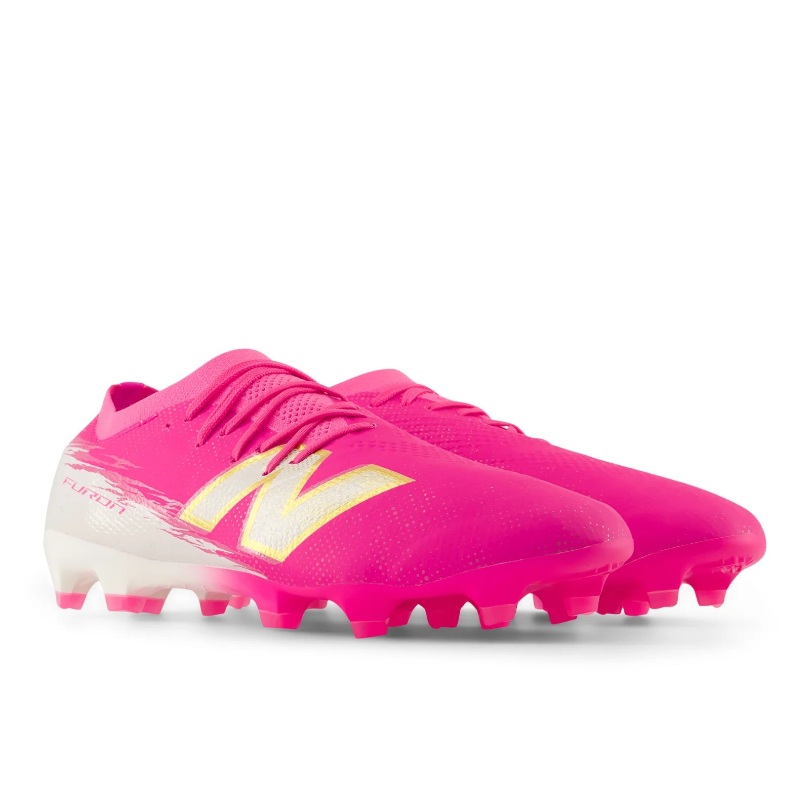 New Balance Furon Pro V8 FG Firm Ground Mens Soccer Cleats Pink Heat