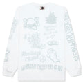 Youth Party L S Tee White