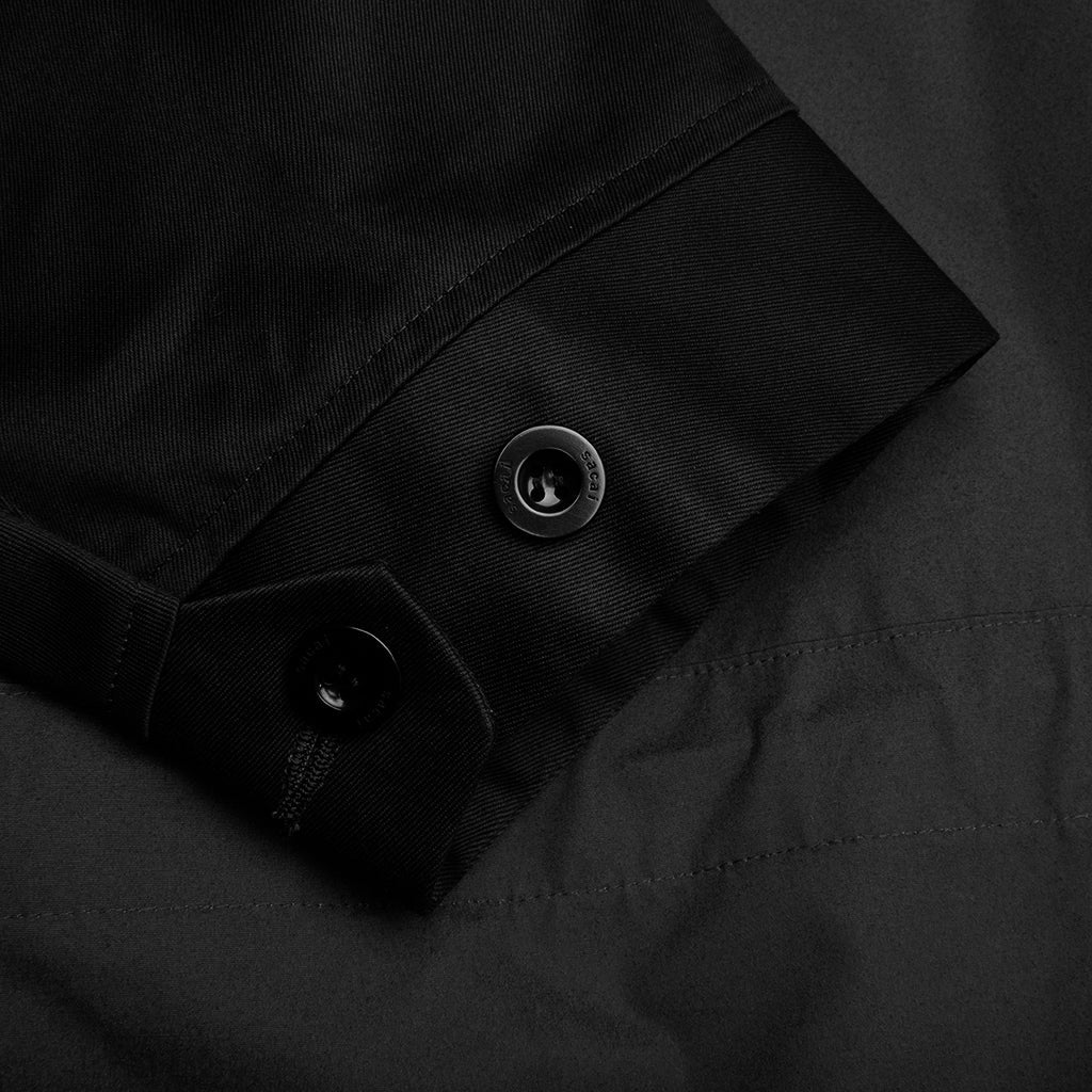Cotton Chino Mix Pullover Black