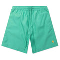 Chase Swim Trunks Aqua Green Gold