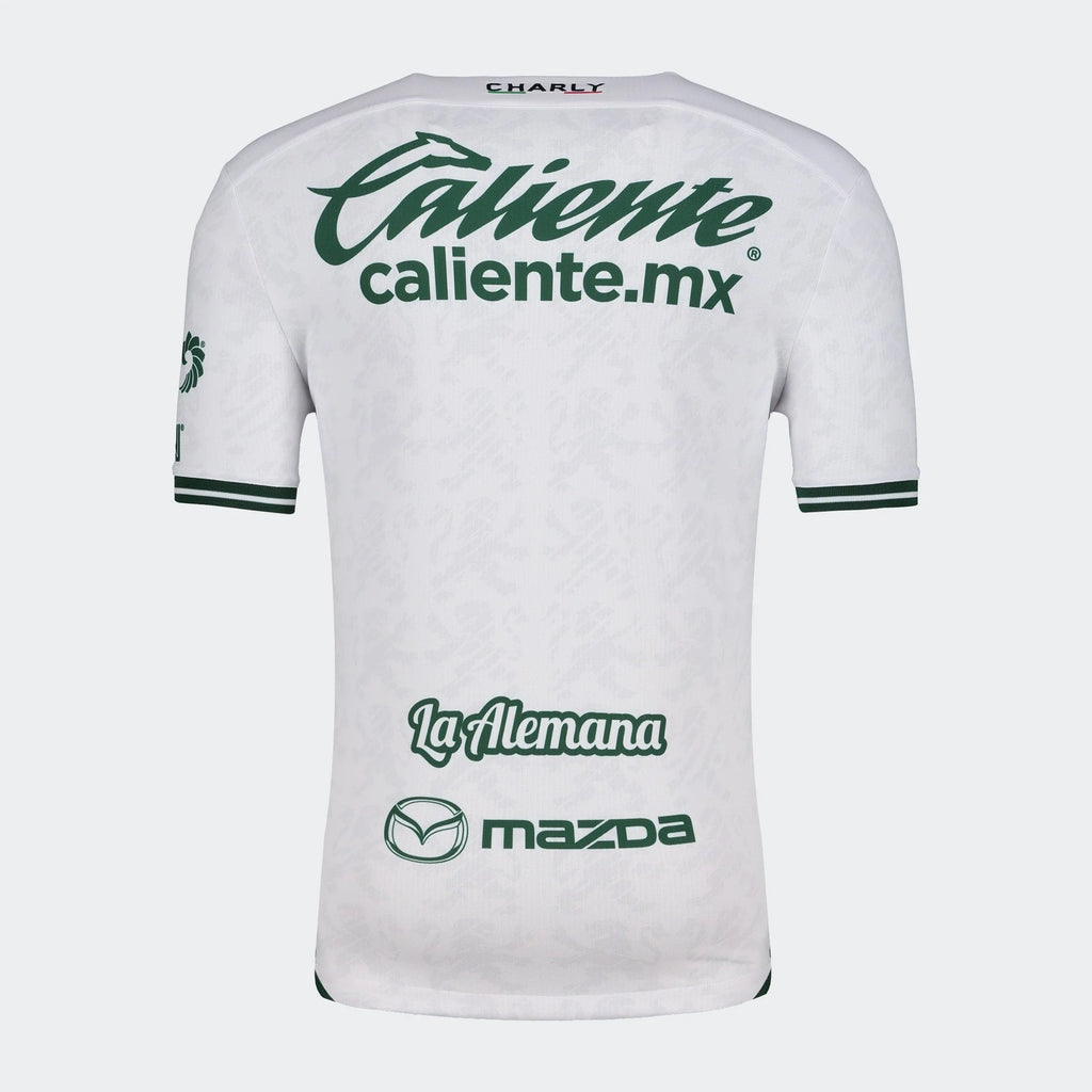 Charly Leon Away Jersey 24 Authentic White Green