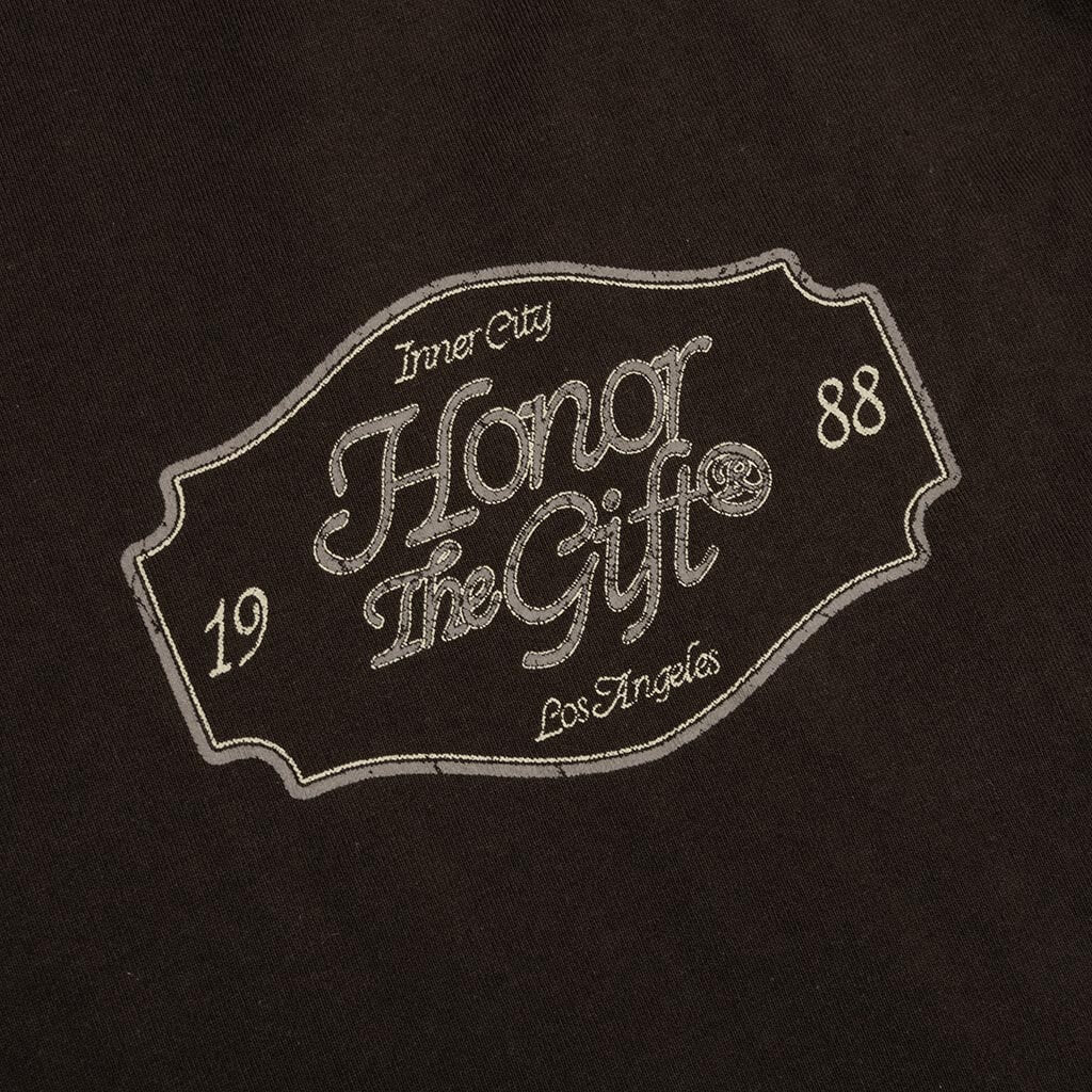 Holiday Honor the Gift Pattern L S Black