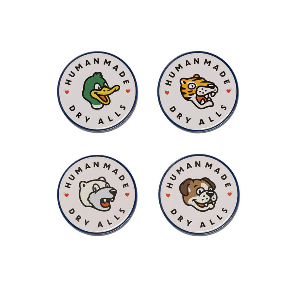 Animal Coaster Set White