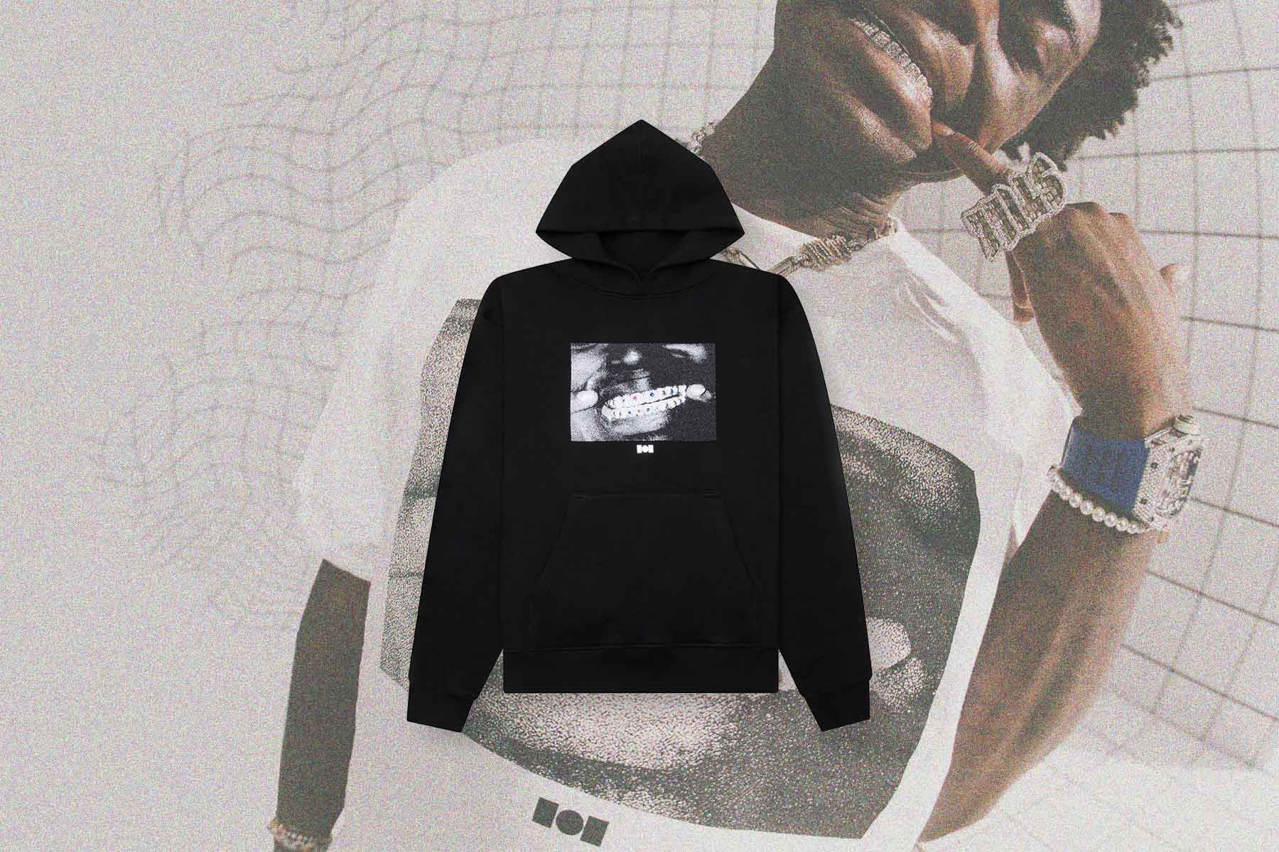 Nahmias x Kodak Black Grillz Hoodie Black
